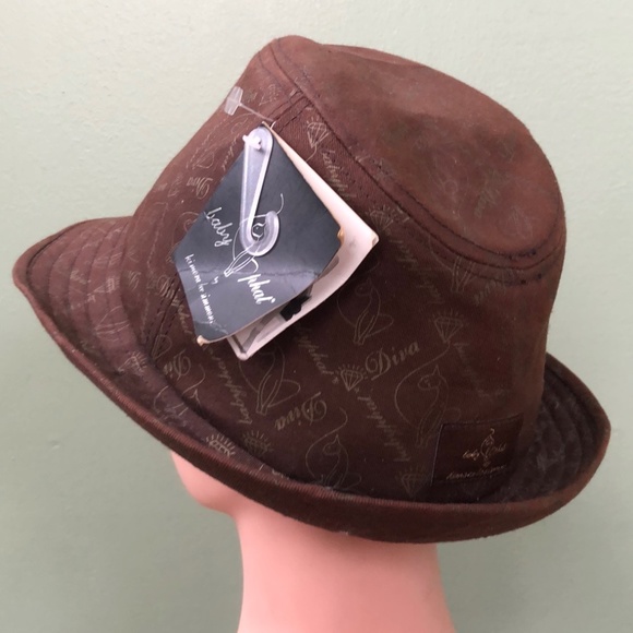Baby Phat By Kimora Lee Simmons Women\'s Brown Pork Pie Fedora Hat One Size / NWT main image 6